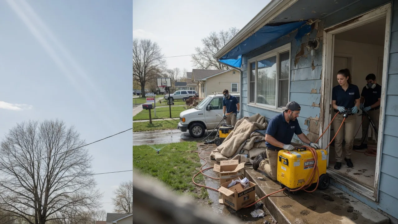 Basement Flood Cleanup in Chamberlain, SD near me